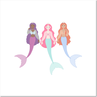 mermaids 2 Posters and Art